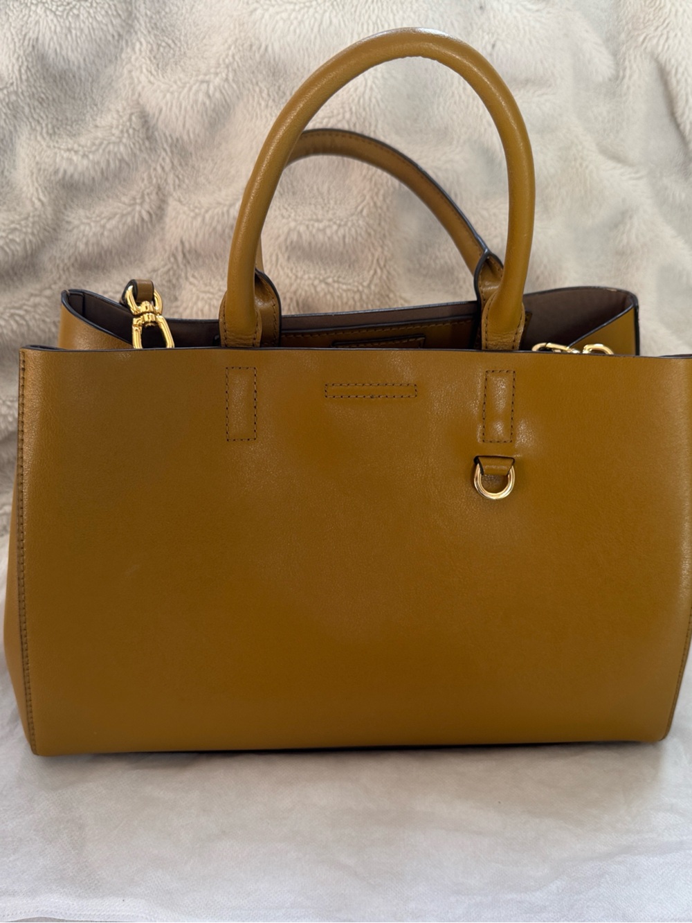 Banana Republic Structured Women's Tote Bag - Mustard Brown